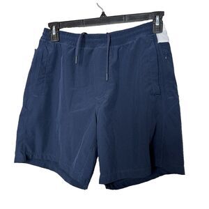 BirdDogs Boom Shorts Large Long Blue Lined Athleisure Performance Boomstick